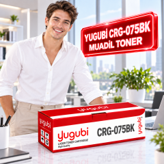 Canon Crg-075BK Çipli Siyah Muadil Toner 1.4K