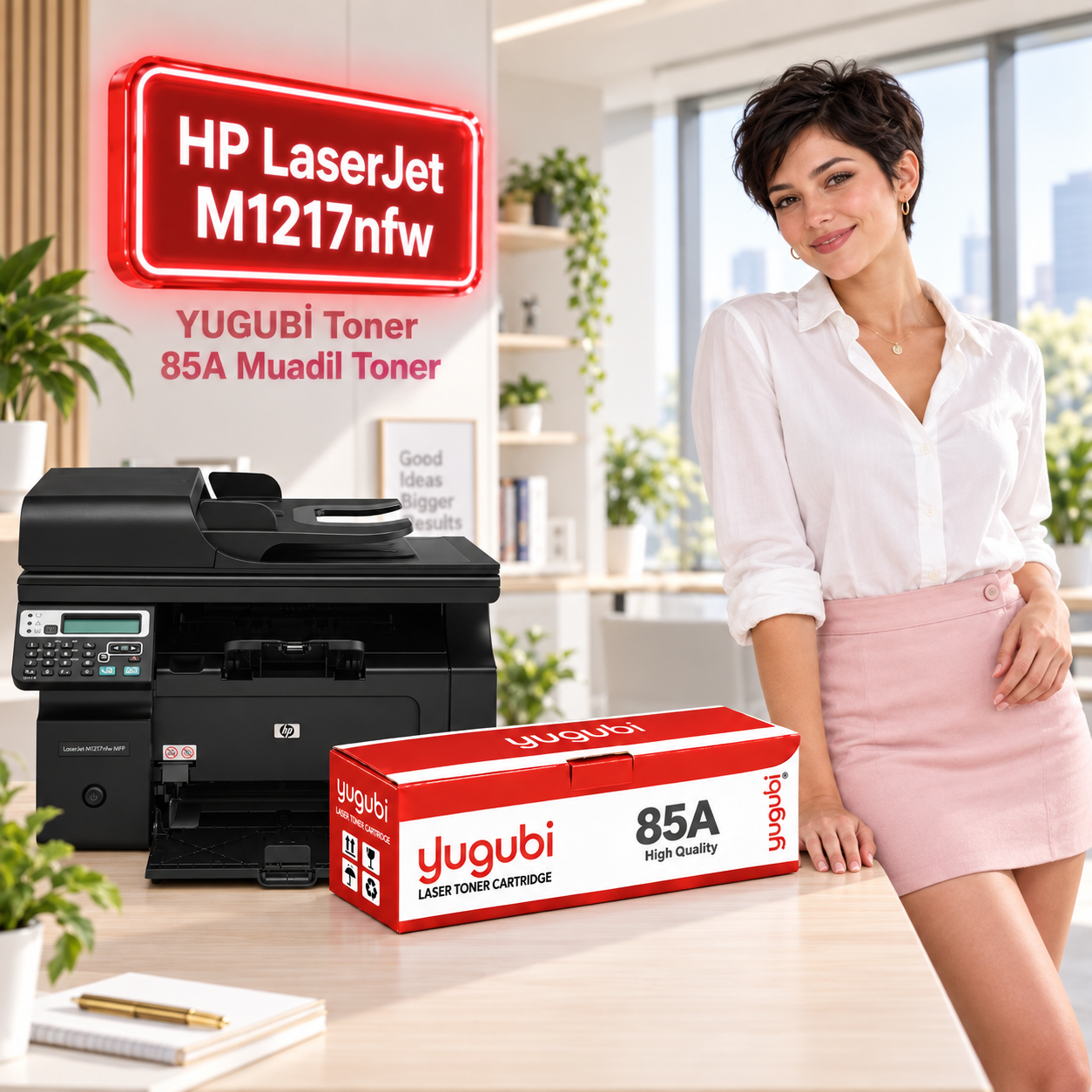 HP LaserJet Pro M1217 Muadil Toner