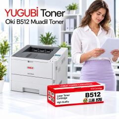 Oki B512 Muadil Toner 7K