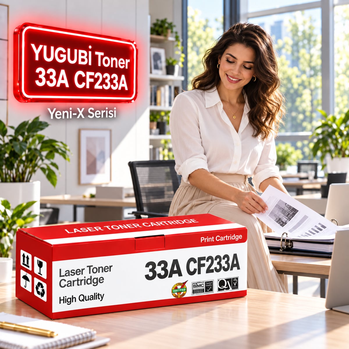 HP 33A CF233A Muadil Toner 2.3K ürün görseli