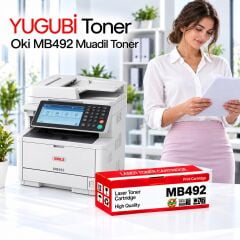 Oki MB492 Muadil Toner 7K
