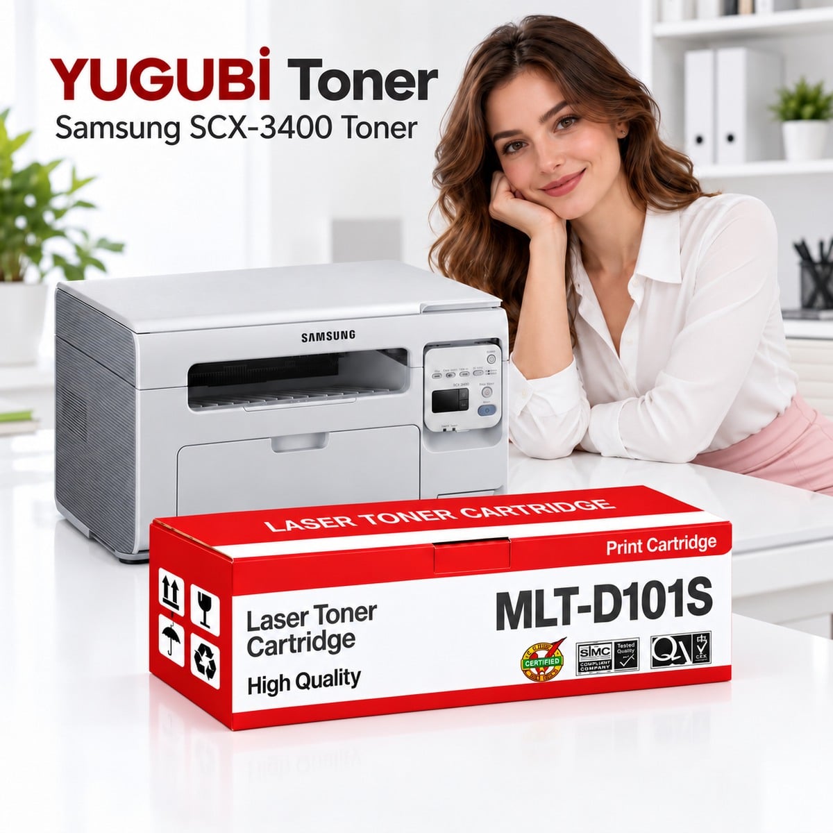 Samsung SCX-3400 Çipsiz Muadil Toner 1.5K